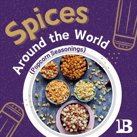 Spices Around the World January 21st Popcorn Seasonings