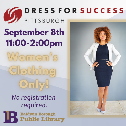 Dress for Success September 8th 11:00-2:00pm