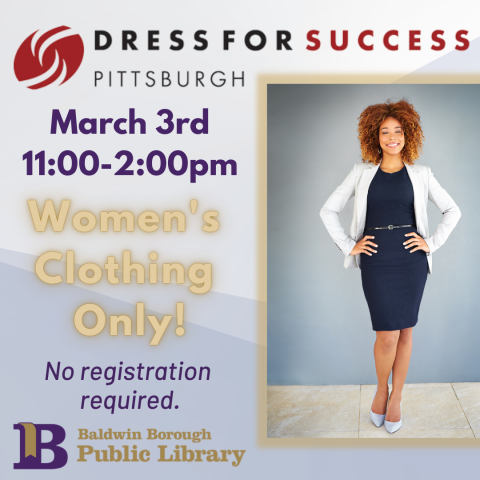 Dress for Success March 3rd 11:00-2:00pm