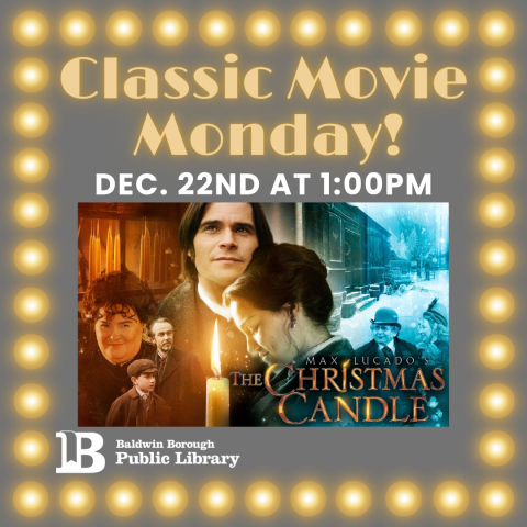 Classic Movie Monday! December 22nd at 1:00pm
