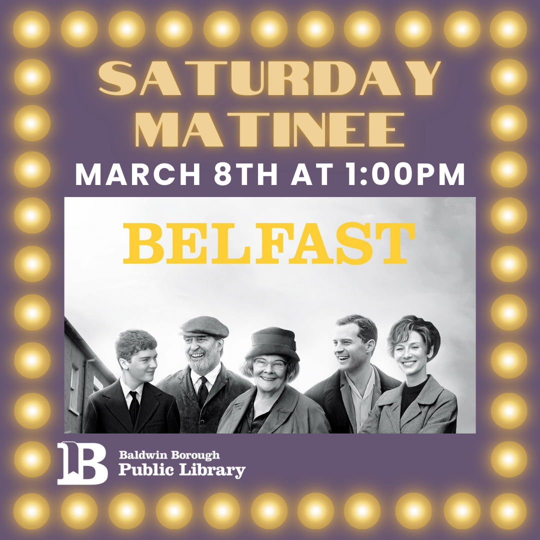 Saturday March 8th at 1:00pm Belfast